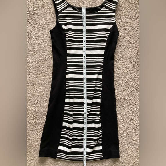 Express Black and White Striped Dress Women’s XS - Picture 5 of 6